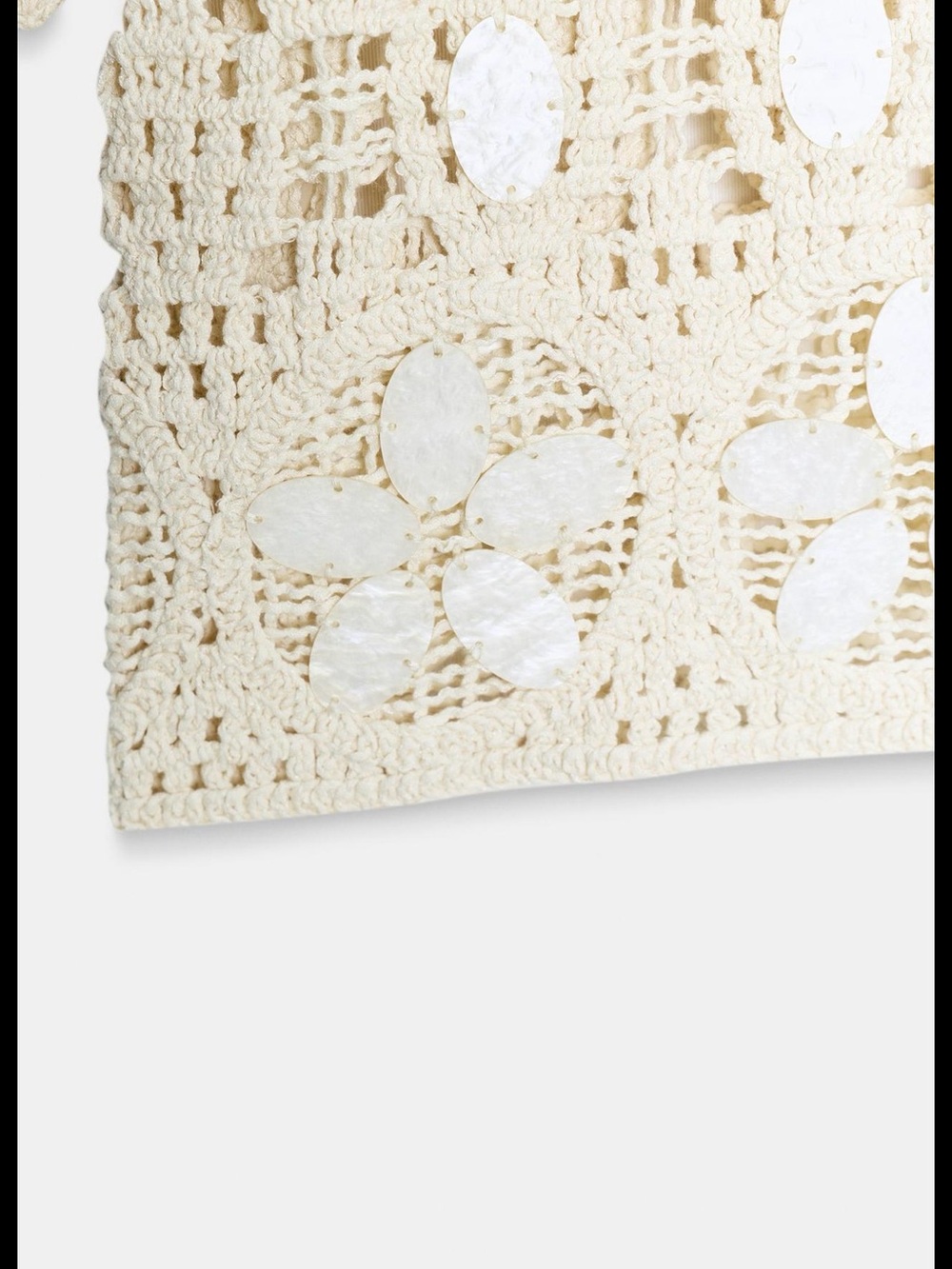 ZARA Beaded Detail Open-Knit Dress NWT Versatile ❗️ - Picture 3 of 9